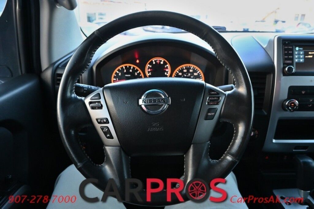 2015 Nissan Titan PRO-4X - 4X4 - 5.6L V8 - Crew Cab - Navigation - Bluetooth - Block Heater - Fog Lights - Keyless Entry - Backup Camera - Rear Backup Sensors - Bedliner - Tow Package Anchorage AK