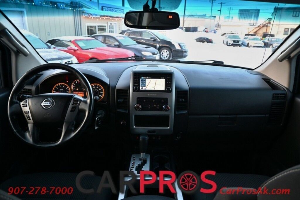 2015 Nissan Titan PRO-4X - 4X4 - 5.6L V8 - Crew Cab - Navigation - Bluetooth - Block Heater - Fog Lights - Keyless Entry - Backup Camera - Rear Backup Sensors - Bedliner - Tow Package Anchorage AK