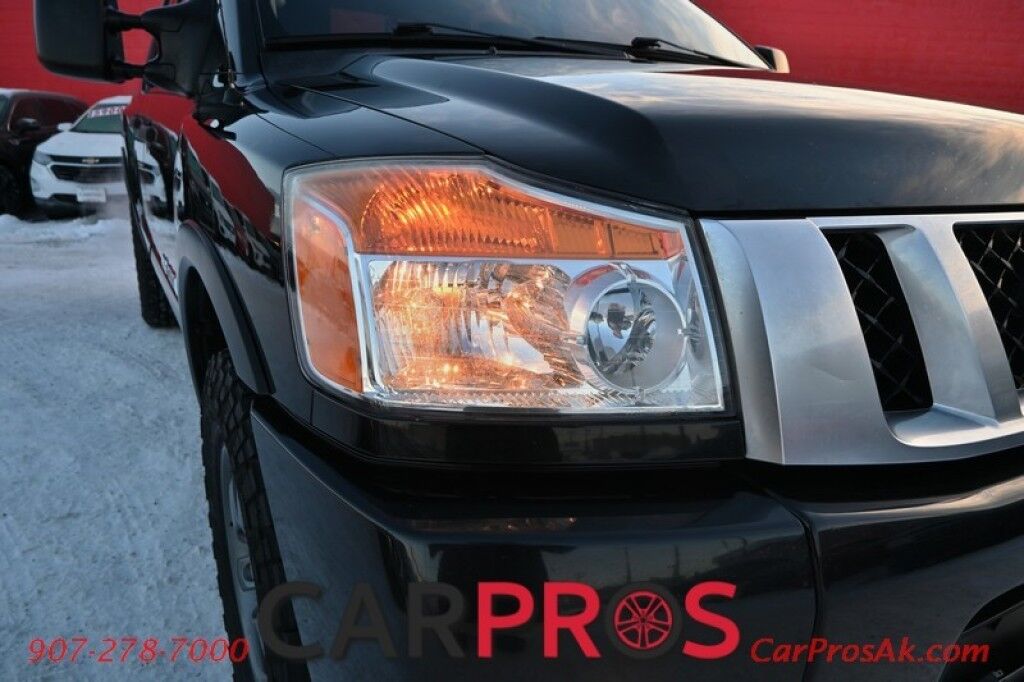 2015 Nissan Titan PRO-4X - 4X4 - 5.6L V8 - Crew Cab - Navigation - Bluetooth - Block Heater - Fog Lights - Keyless Entry - Backup Camera - Rear Backup Sensors - Bedliner - Tow Package Anchorage AK
