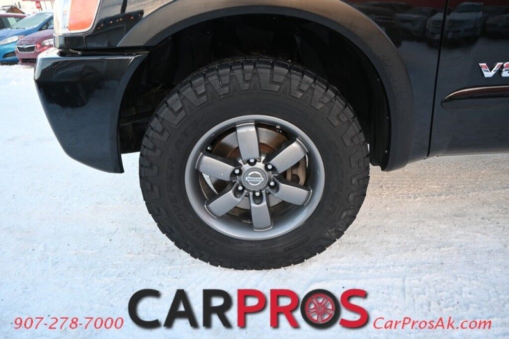 2015 Nissan Titan PRO-4X - 4X4 - 5.6L V8 - Crew Cab - Navigation - Bluetooth - Block Heater - Fog Lights - Keyless Entry - Backup Camera - Rear Backup Sensors - Bedliner - Tow Package Anchorage AK