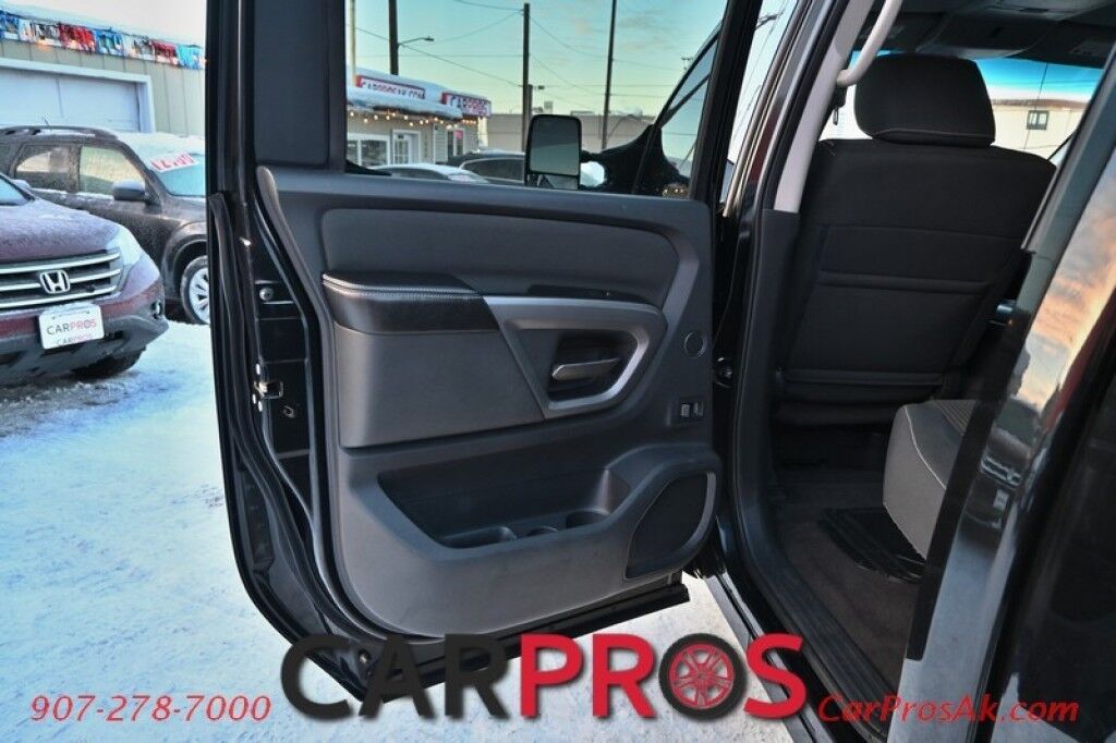 2015 Nissan Titan PRO-4X - 4X4 - 5.6L V8 - Crew Cab - Navigation - Bluetooth - Block Heater - Fog Lights - Keyless Entry - Backup Camera - Rear Backup Sensors - Bedliner - Tow Package Anchorage AK