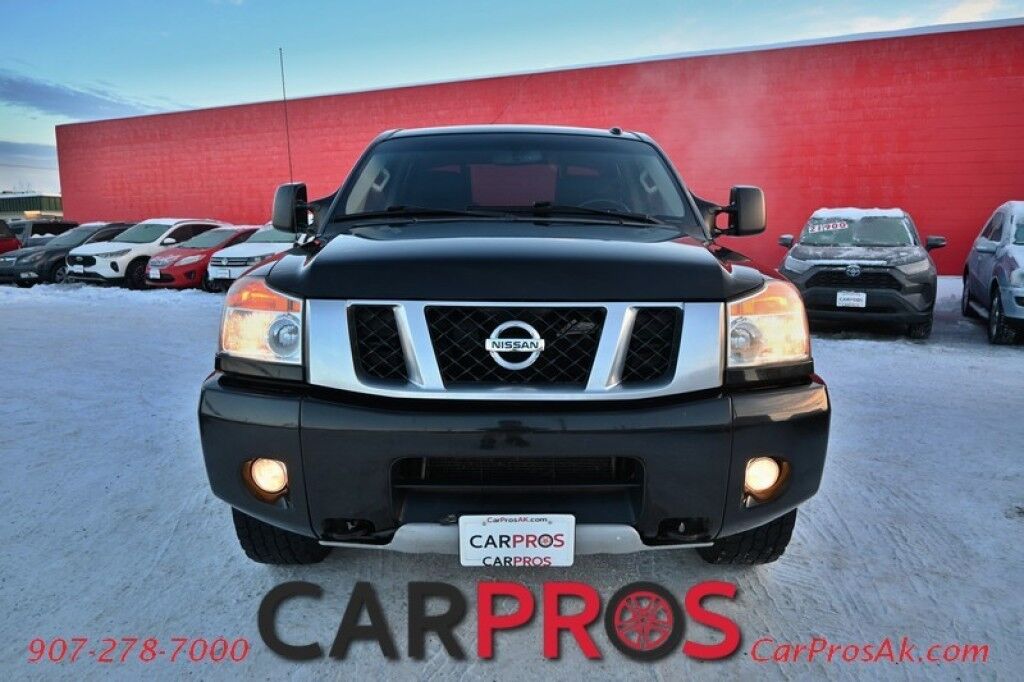 2015 Nissan Titan PRO-4X - 4X4 - 5.6L V8 - Crew Cab - Navigation - Bluetooth - Block Heater - Fog Lights - Keyless Entry - Backup Camera - Rear Backup Sensors - Bedliner - Tow Package Anchorage AK