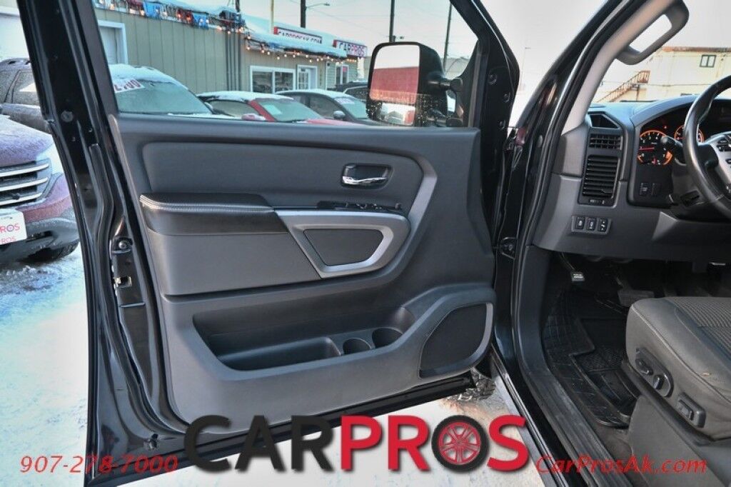 2015 Nissan Titan PRO-4X - 4X4 - 5.6L V8 - Crew Cab - Navigation - Bluetooth - Block Heater - Fog Lights - Keyless Entry - Backup Camera - Rear Backup Sensors - Bedliner - Tow Package Anchorage AK