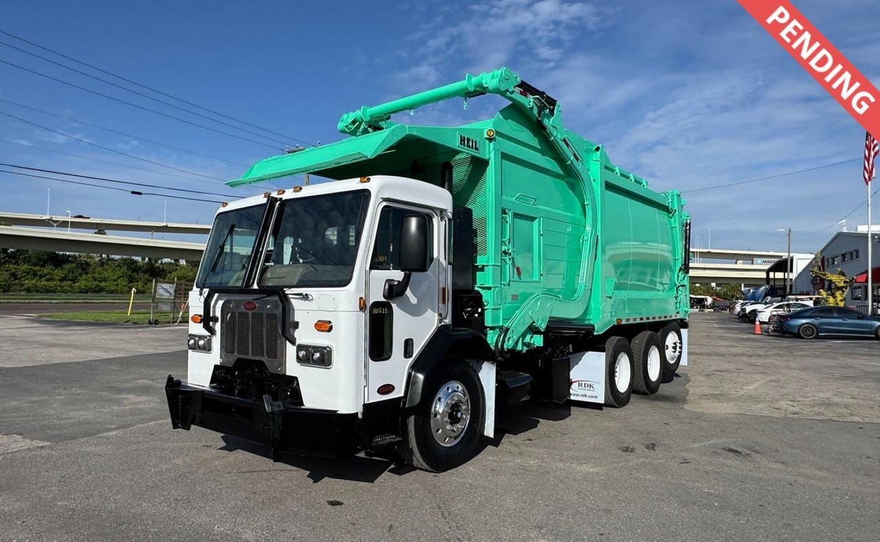 2015 Peterbilt 320 40 yard Heil Front Loader Garbage Truck