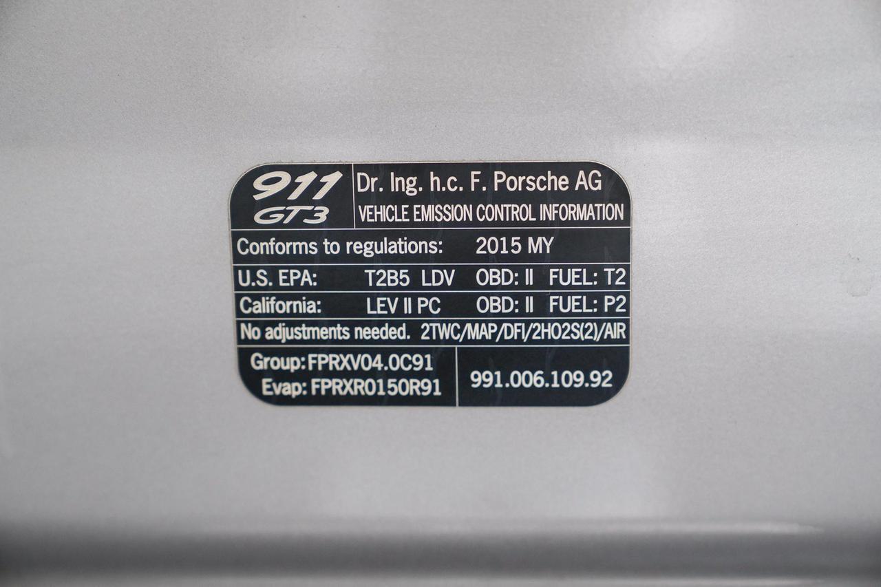 2015 Porsche 911 GT3 Newport Beach CA