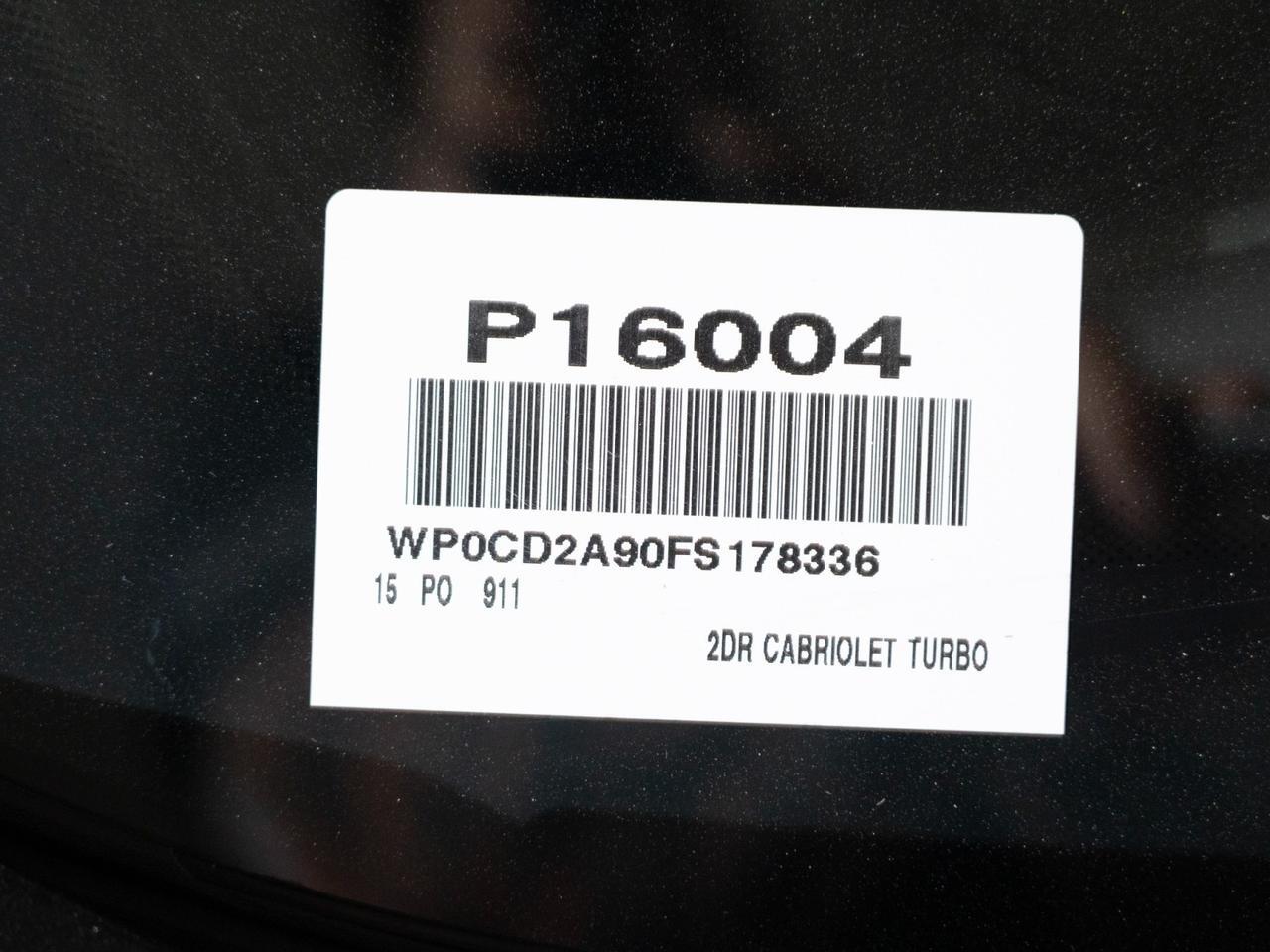 2015 Porsche 911 Turbo Cabriolet Pompano Beach FL