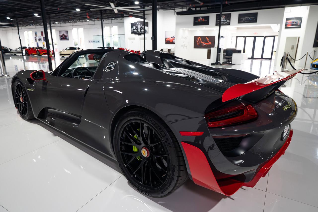 2015 Porsche 918 Spyder 1-of-1, Weissach Package, PTS Grey Black paint, Guards Red accents, Burmester audio AND MUCH MORE!! Fort Lauderdale FL