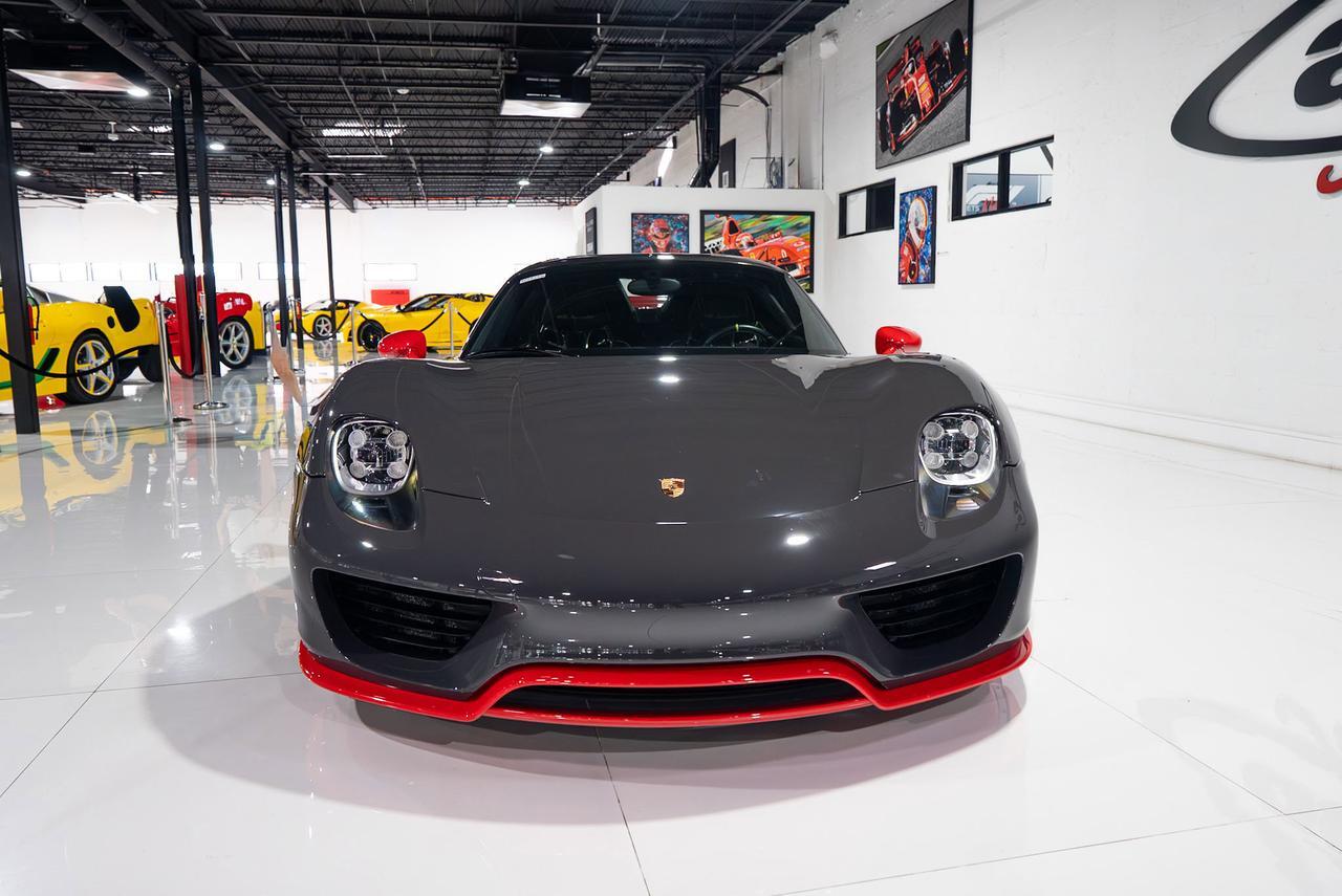 2015 Porsche 918 Spyder 1-of-1, Weissach Package, PTS Grey Black paint, Guards Red accents, Burmester audio AND MUCH MORE!! Fort Lauderdale FL