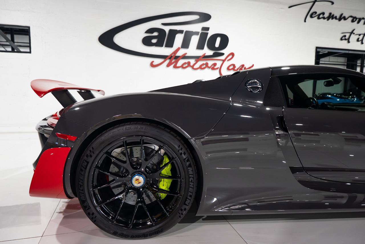 2015 Porsche 918 Spyder 1-of-1, Weissach Package, PTS Grey Black paint, Guards Red accents, Burmester audio AND MUCH MORE!! Fort Lauderdale FL