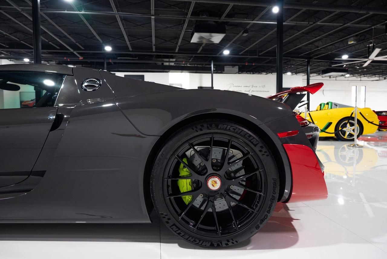 2015 Porsche 918 Spyder 1-of-1, Weissach Package, PTS Grey Black paint, Guards Red accents, Burmester audio AND MUCH MORE!! Fort Lauderdale FL
