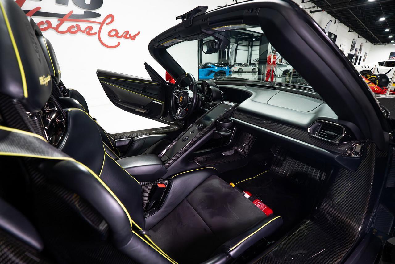 2015 Porsche 918 Spyder 1-of-1, Weissach Package, PTS Grey Black paint, Guards Red accents, Burmester audio AND MUCH MORE!! Fort Lauderdale FL
