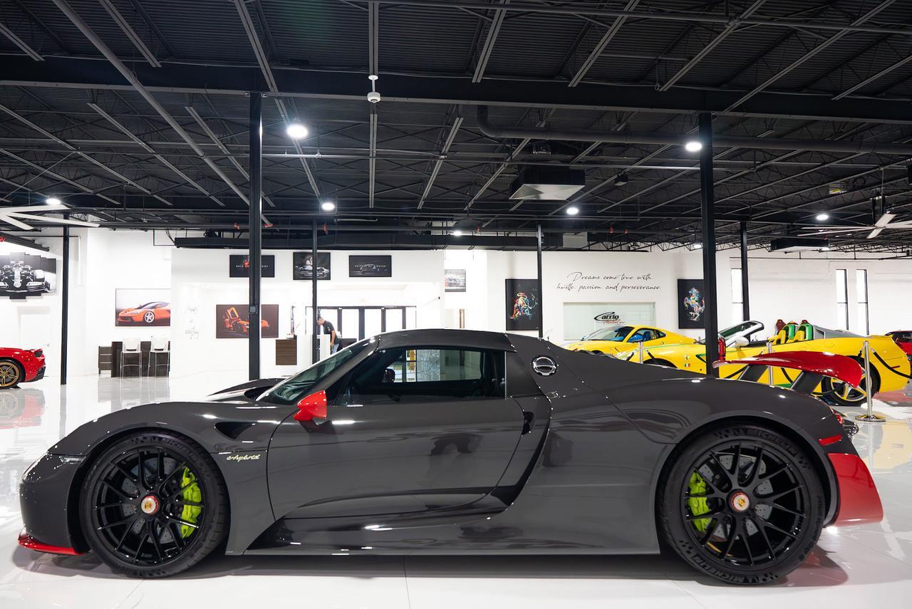 2015 Porsche 918 Spyder 1-of-1, Weissach Package, PTS Grey Black paint, Guards Red accents, Burmester audio AND MUCH MORE!! Fort Lauderdale FL