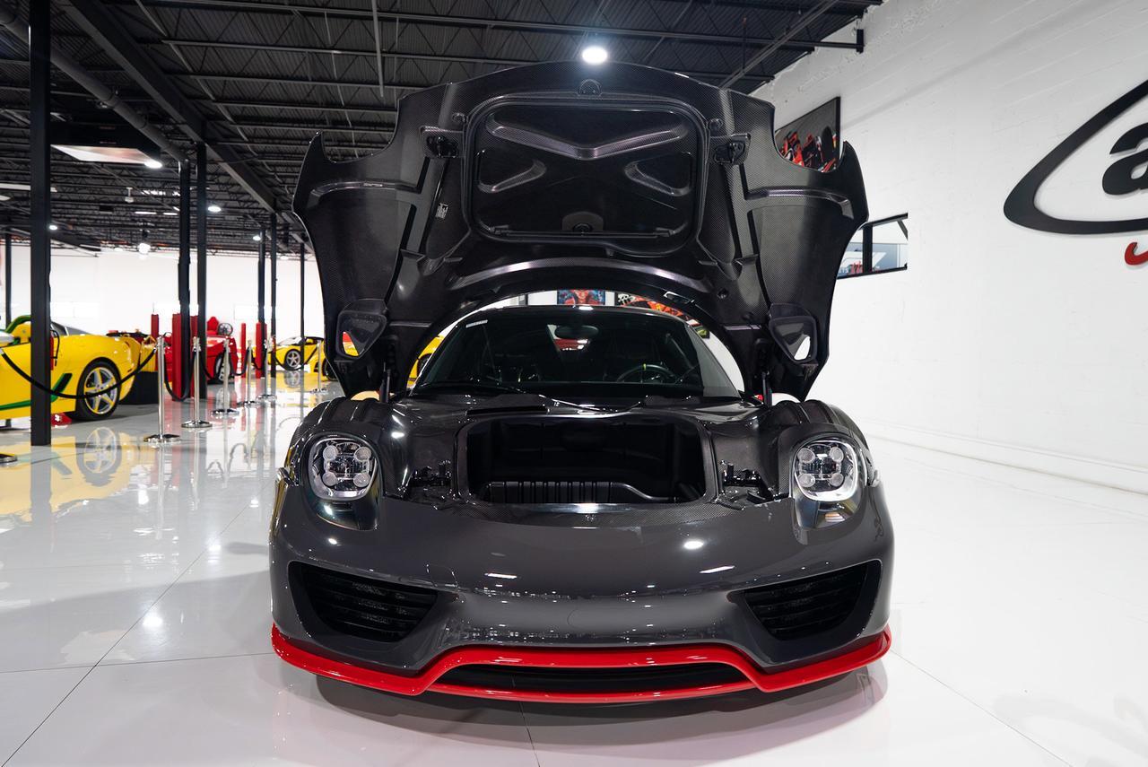 2015 Porsche 918 Spyder 1-of-1, Weissach Package, PTS Grey Black paint, Guards Red accents, Burmester audio AND MUCH MORE!! Fort Lauderdale FL