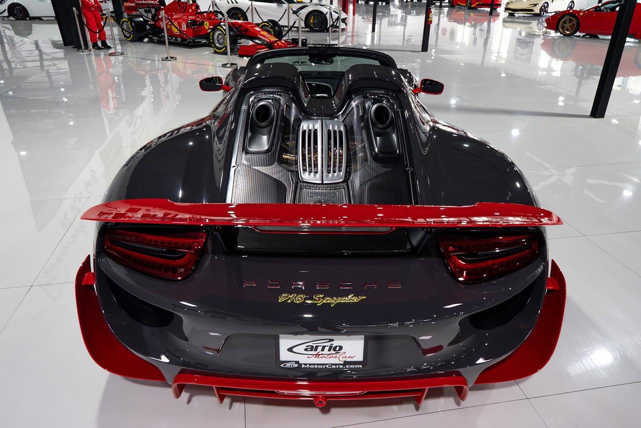 2015 Porsche 918 Spyder 1-of-1, Weissach Package, PTS Grey Black paint, Guards Red accents, Burmester audio AND MUCH MORE!! Fort Lauderdale FL