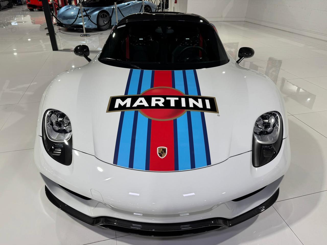 2015 Porsche 918 Spyder Weissach Package, Martini livery, mag wheels, Burmester audio AND MUCH MORE!!! Fort Lauderdale FL