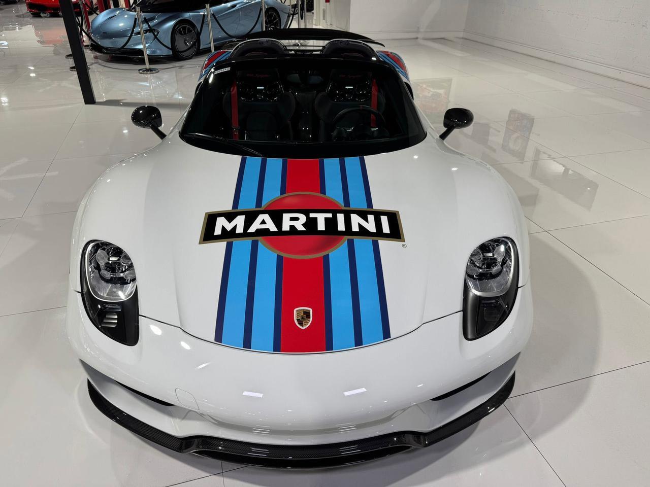 2015 Porsche 918 Spyder Weissach Package, Martini livery, mag wheels, Burmester audio AND MUCH MORE!!! Fort Lauderdale FL