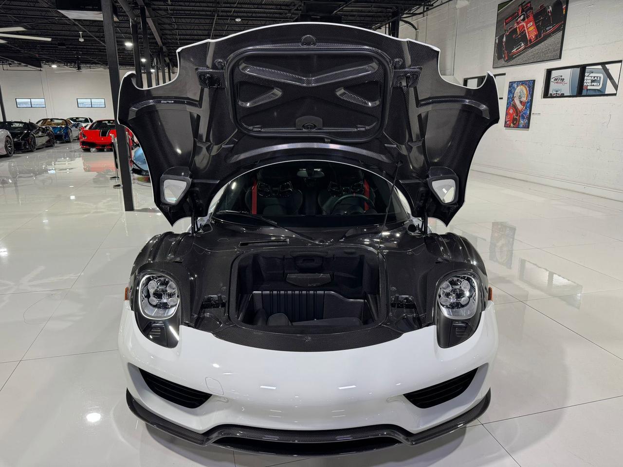 2015 Porsche 918 Spyder Weissach Package, Martini livery, mag wheels, Burmester audio AND MUCH MORE!!! Fort Lauderdale FL