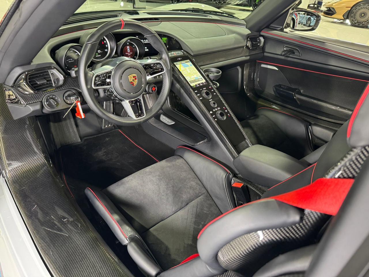2015 Porsche 918 Spyder Weissach Package, Martini livery, mag wheels, Burmester audio AND MUCH MORE!!! Fort Lauderdale FL