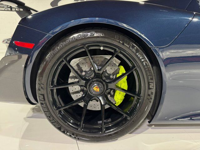 2015 Porsche 918 Spyder chassis #714/918 for the world, Dark Blue Metallic paint, Acid Green calipers AND MORE!! Fort Lauderdale FL