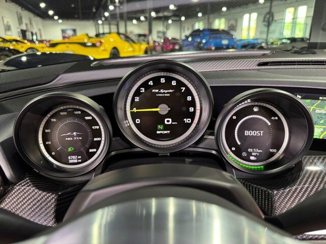 2015 Porsche 918 Spyder chassis #714/918 for the world, Dark Blue Metallic paint, Acid Green calipers AND MORE!! Fort Lauderdale FL