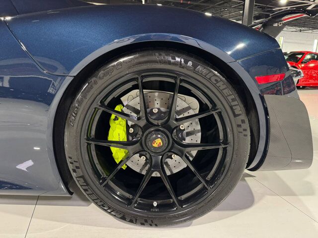 2015 Porsche 918 Spyder chassis #714/918 for the world, Dark Blue Metallic paint, Acid Green calipers AND MORE!! Fort Lauderdale FL