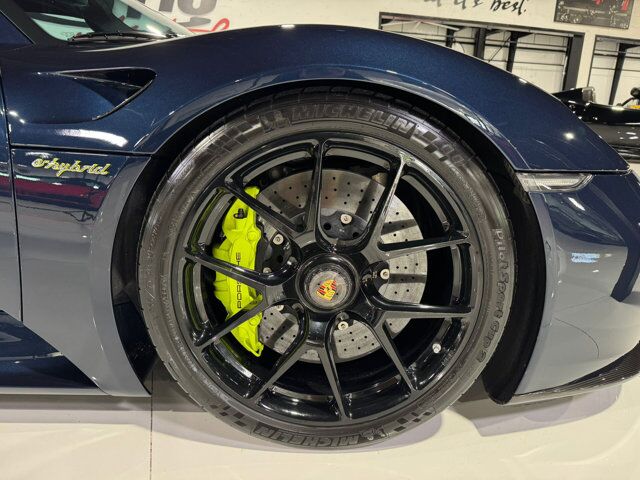 2015 Porsche 918 Spyder chassis #714/918 for the world, Dark Blue Metallic paint, Acid Green calipers AND MORE!! Fort Lauderdale FL