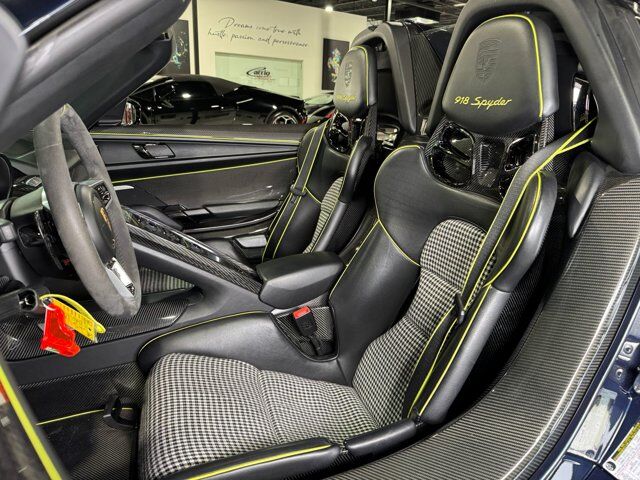 2015 Porsche 918 Spyder chassis #714/918 for the world, Dark Blue Metallic paint, Acid Green calipers AND MORE!! Fort Lauderdale FL