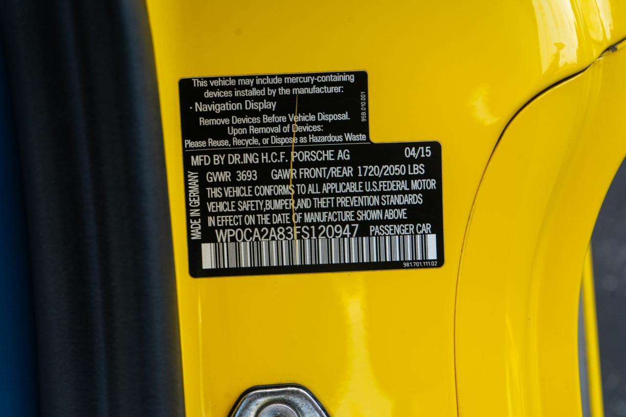 2015 Porsche Boxster Yonkers NY