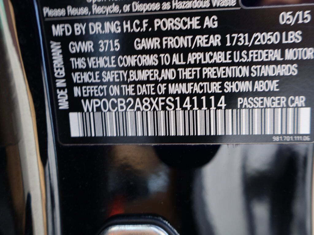 2015 Porsche Boxster S San Clemente CA