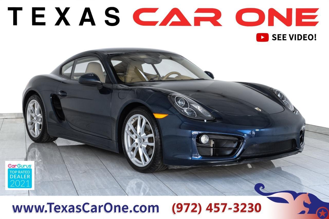 2015 Porsche Cayman AUTOMATIC LEATHER HEATED SEATS KEYLESS START PADDLE SHIFTERS BOS