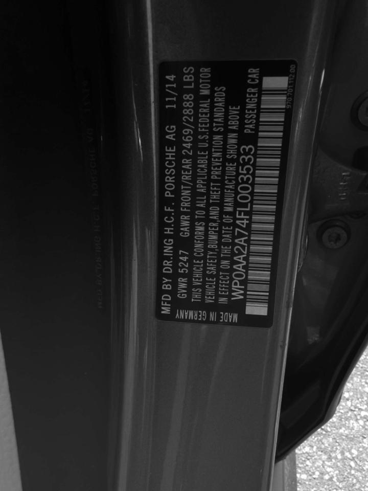 2015 Porsche Panamera 4dr HB 4 Jacksonville FL