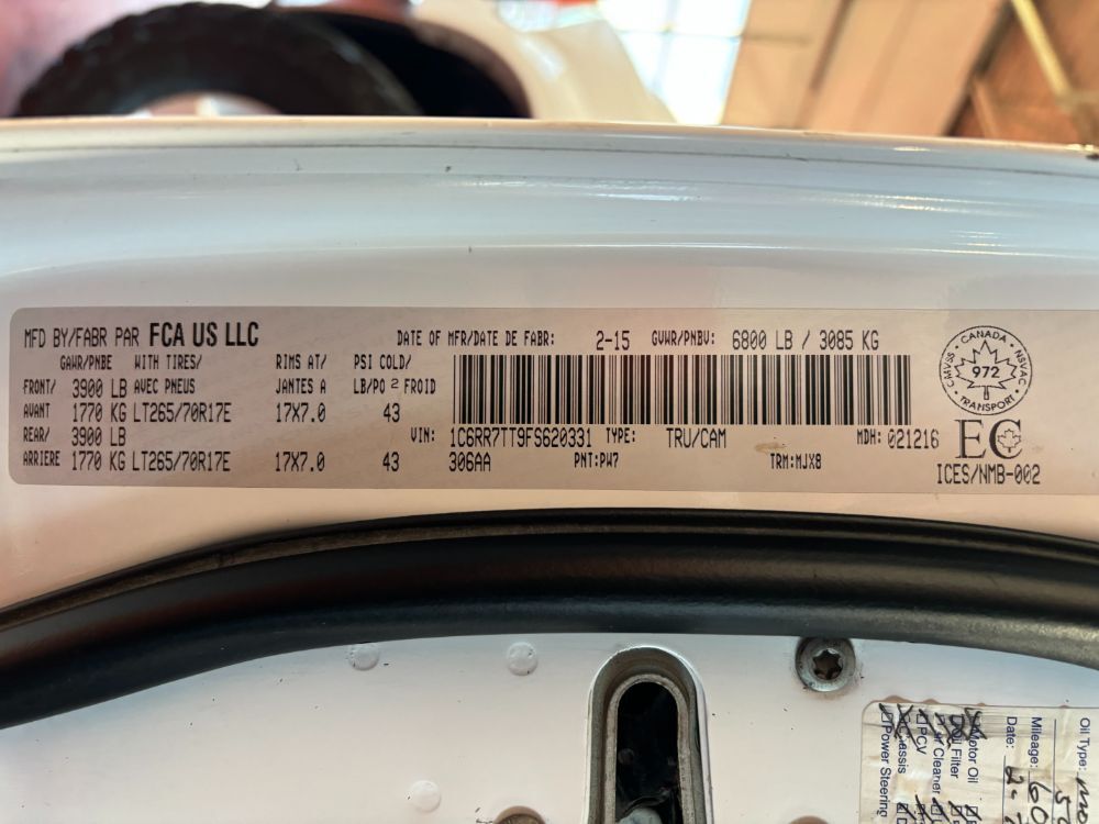 2015 RAM 1500 Outdoorsman Crew Cab 4WD Franklin OH