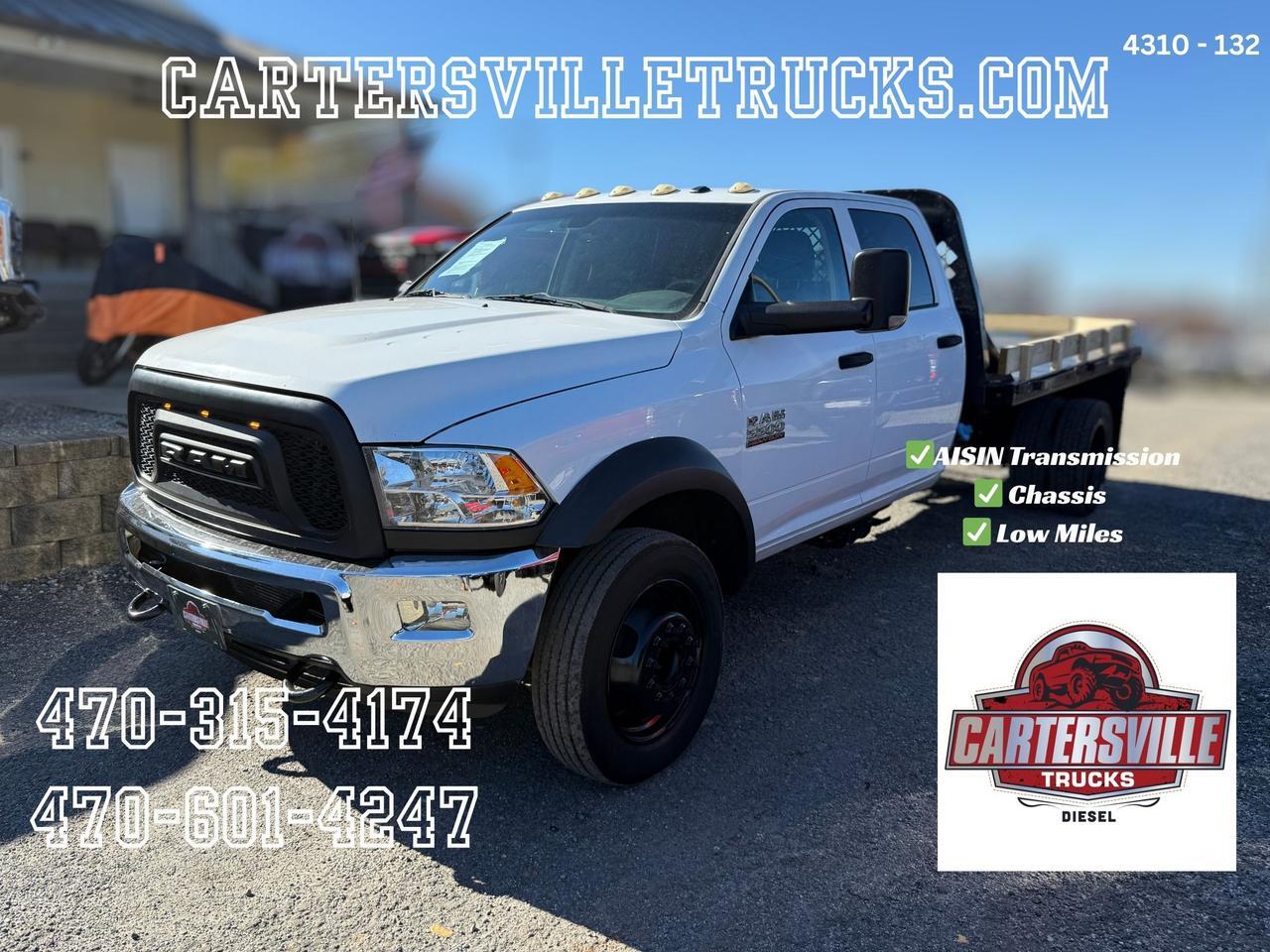 2015 RAM 5500 Chassis Tradesman 4X4 - DUALLY - FLATBED - DELETED Cartersville GA
