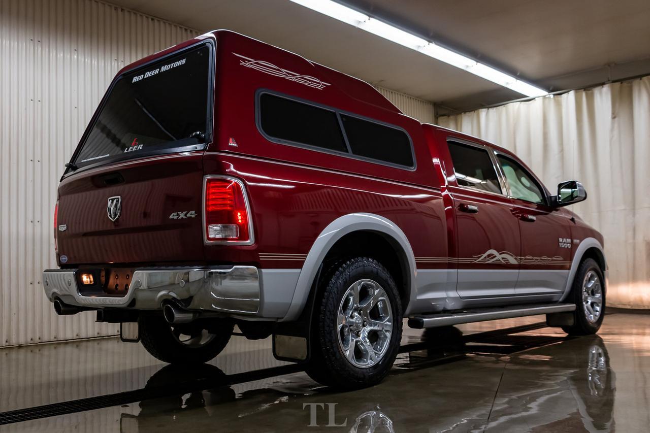 2015 Ram 1500 4x4 Crew Cab Laramie HEMI Leather Roof Nav Red Deer AB