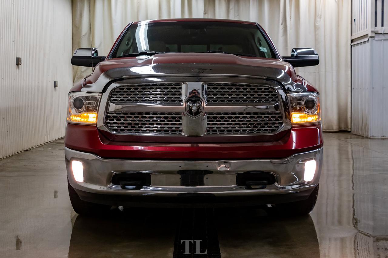 2015 Ram 1500 4x4 Crew Cab Laramie HEMI Leather Roof Nav Red Deer AB