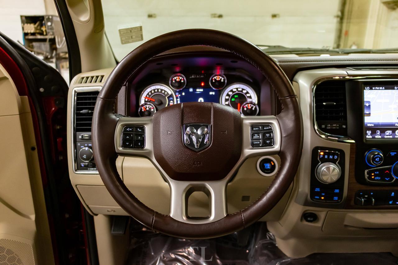 2015 Ram 1500 4x4 Crew Cab Laramie HEMI Leather Roof Nav Red Deer AB