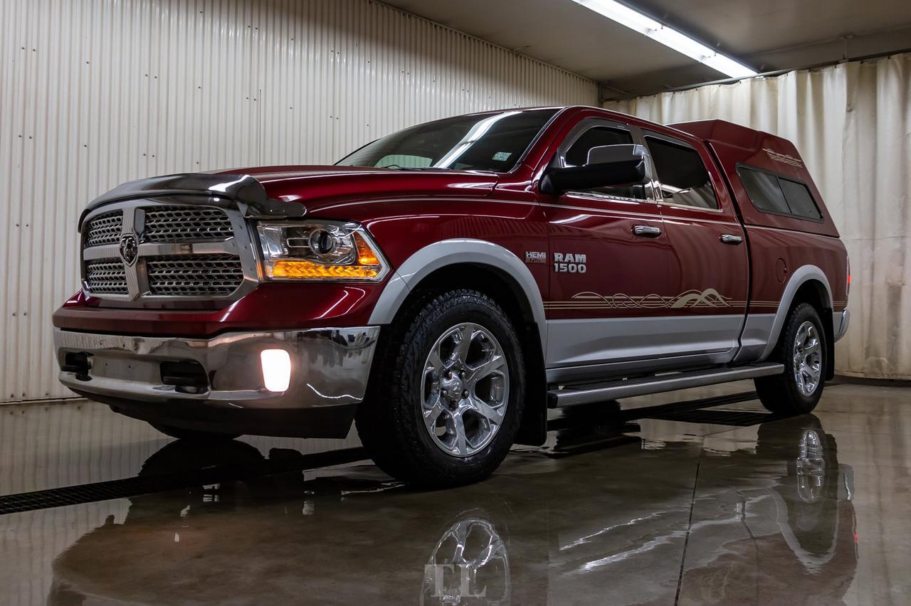 2015 Ram 1500 4x4 Crew Cab Laramie HEMI Leather Roof Nav Red Deer AB