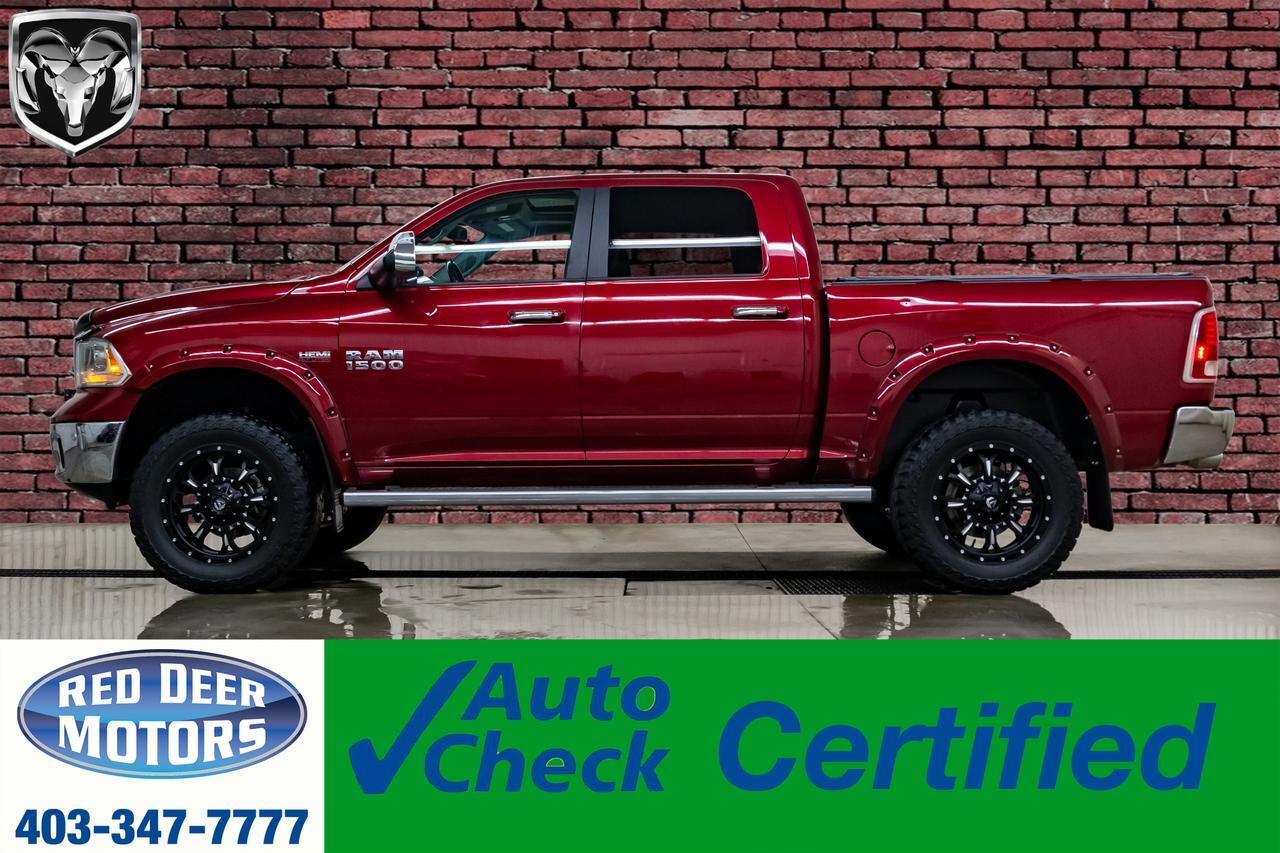 2015 Ram 1500 4x4 Crew Cab Laramie Leather Roof Nav Lift