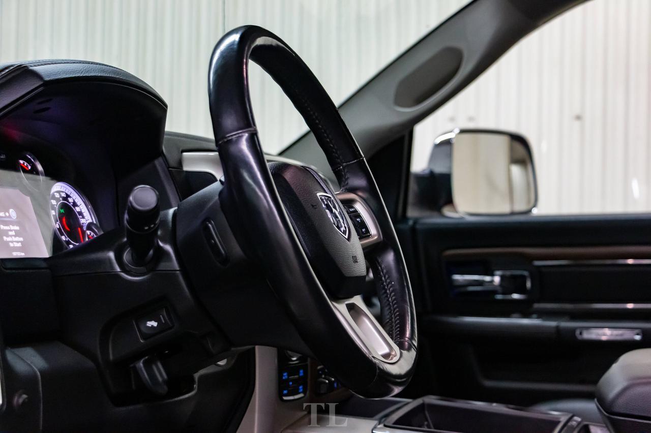 2015 Ram 1500 4x4 Crew Cab Laramie Leather Roof Nav Lift Red Deer AB