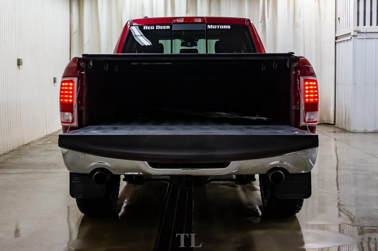 2015 Ram 1500 4x4 Crew Cab Laramie Leather Roof Nav Lift Red Deer AB