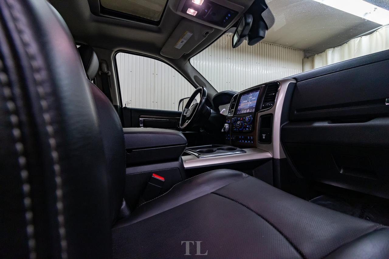 2015 Ram 1500 4x4 Crew Cab Laramie Leather Roof Nav Lift Red Deer AB