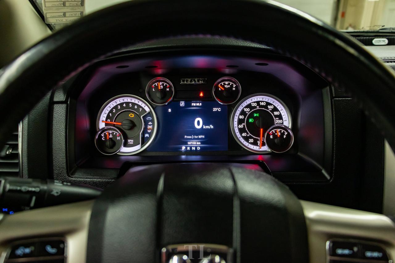 2015 Ram 1500 4x4 Crew Cab Laramie Leather Roof Nav Lift Red Deer AB