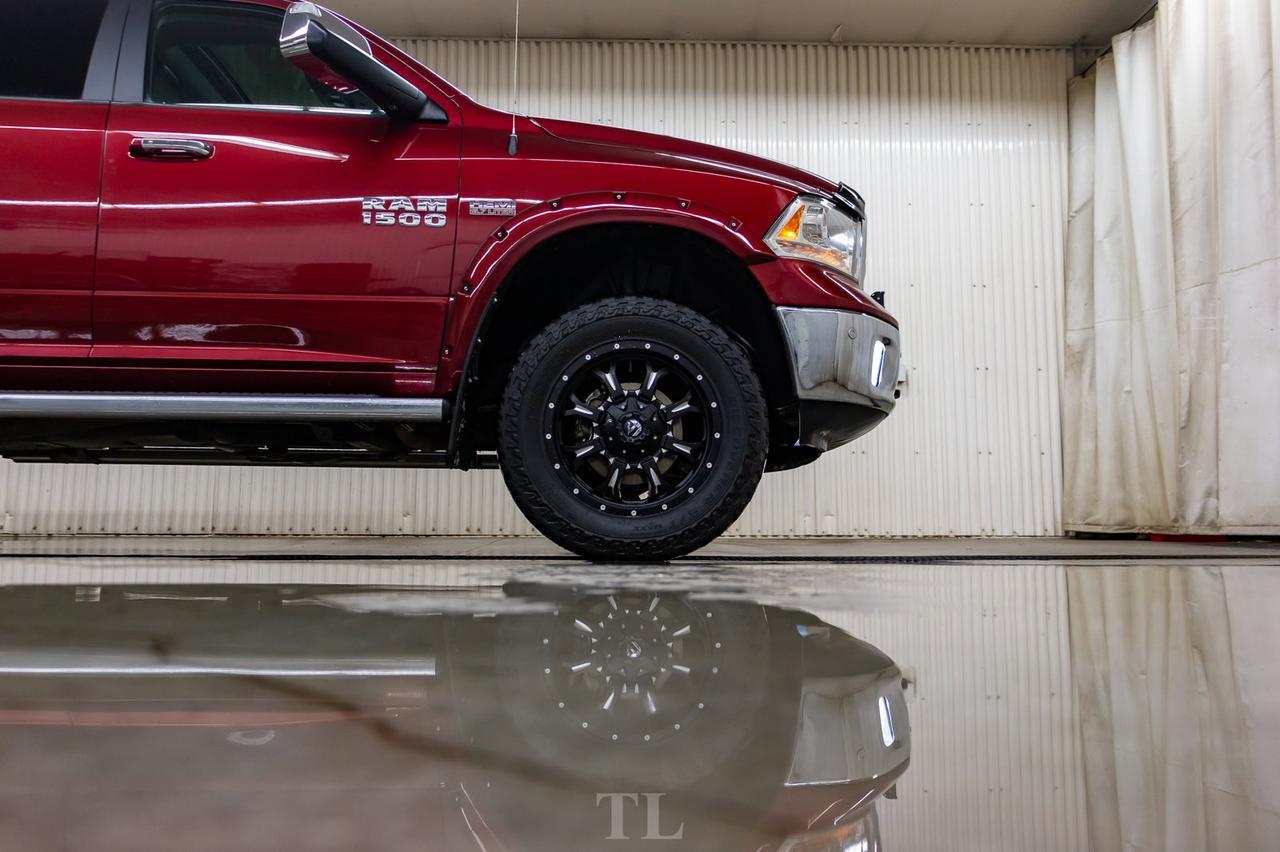 2015 Ram 1500 4x4 Crew Cab Laramie Leather Roof Nav Lift Red Deer AB