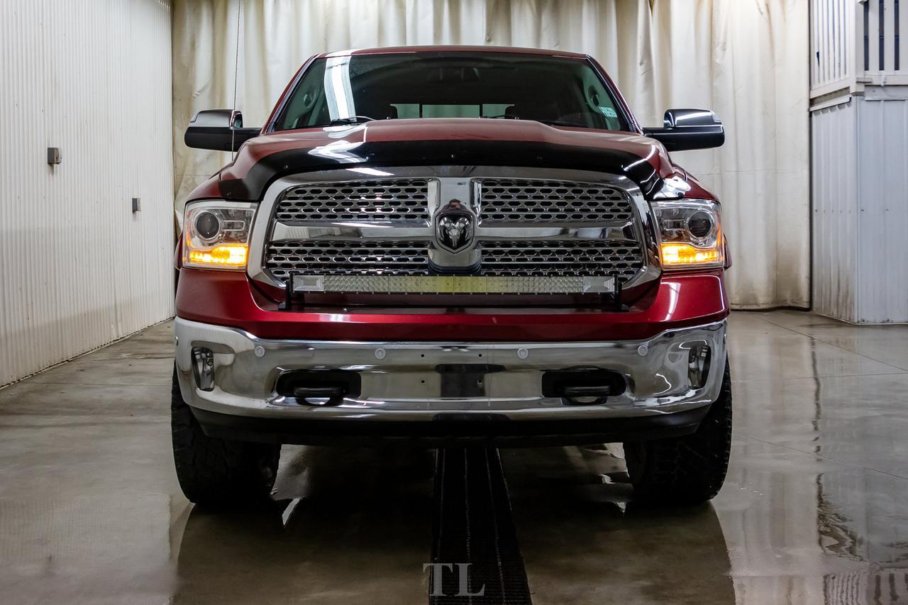 2015 Ram 1500 4x4 Crew Cab Laramie Leather Roof Nav Lift Red Deer AB