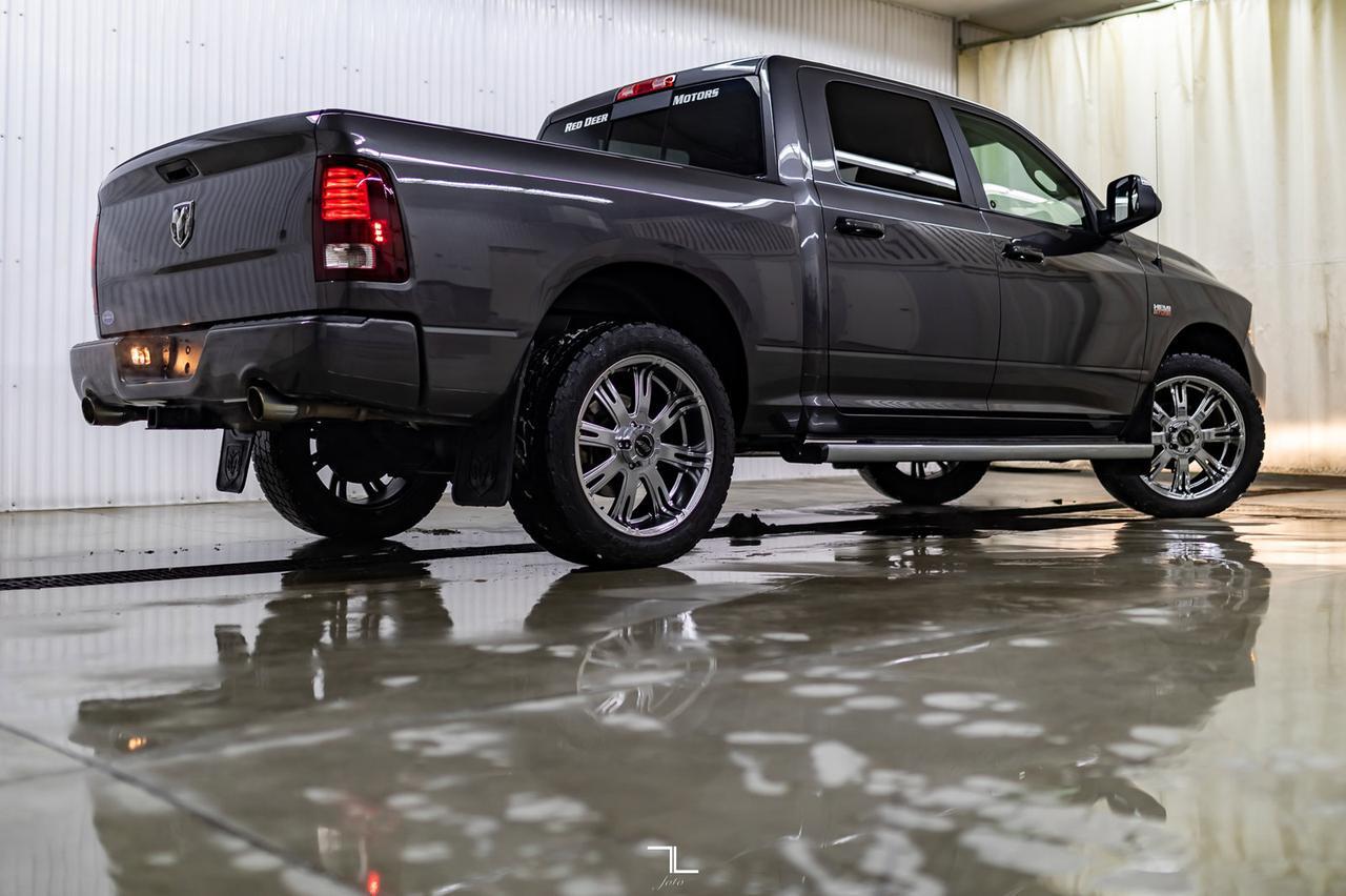 2015 Ram 1500 4x4 Crew Cab Sport Leather Nav BCam Red Deer AB