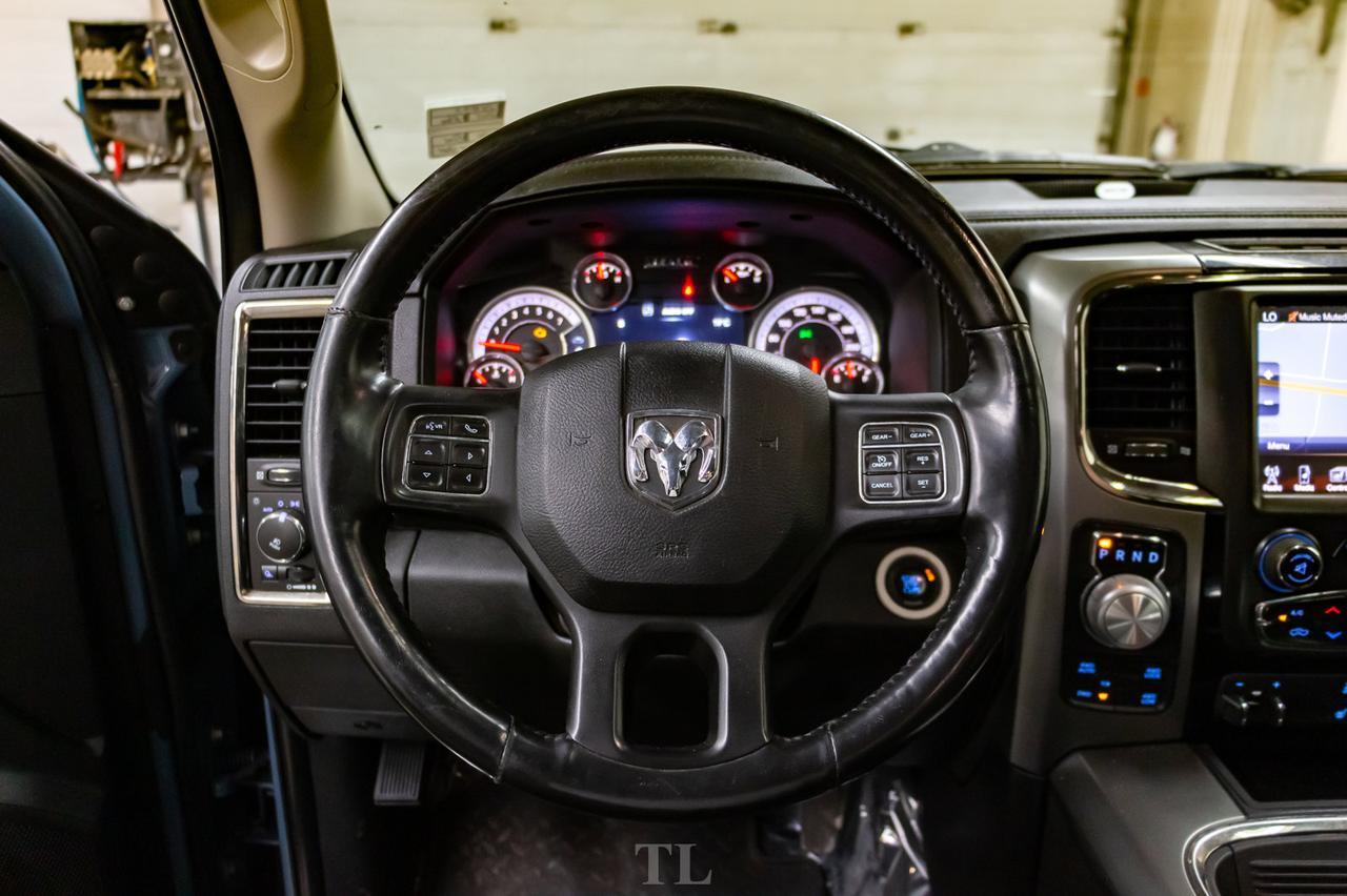 2015 Ram 1500 4x4 Crew Cab Sport Leather Roof Nav BCam Red Deer AB