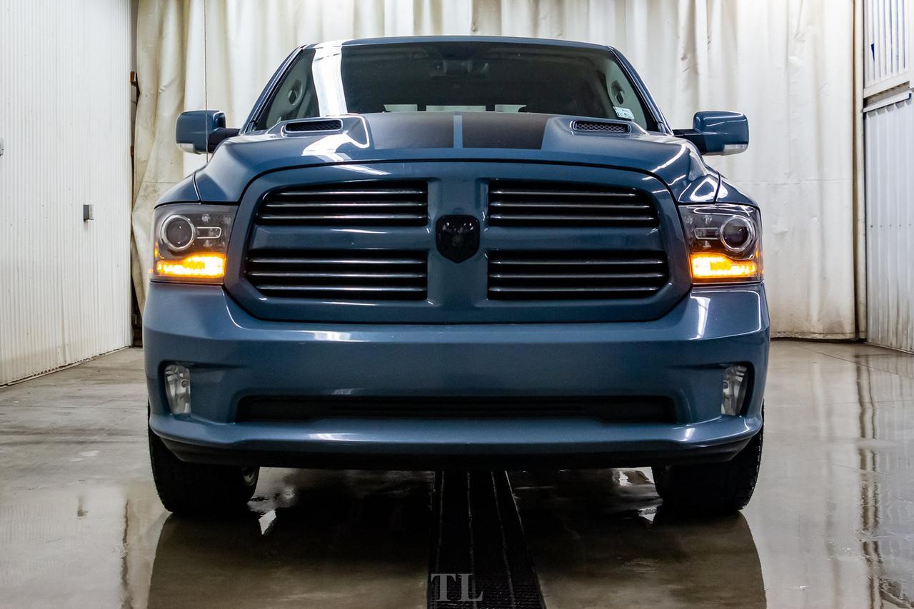 2015 Ram 1500 4x4 Crew Cab Sport Leather Roof Nav BCam Red Deer AB