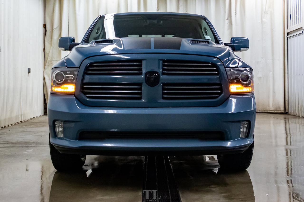 2015 Ram 1500 4x4 Crew Cab Sport Leather Roof Nav BCam Red Deer AB