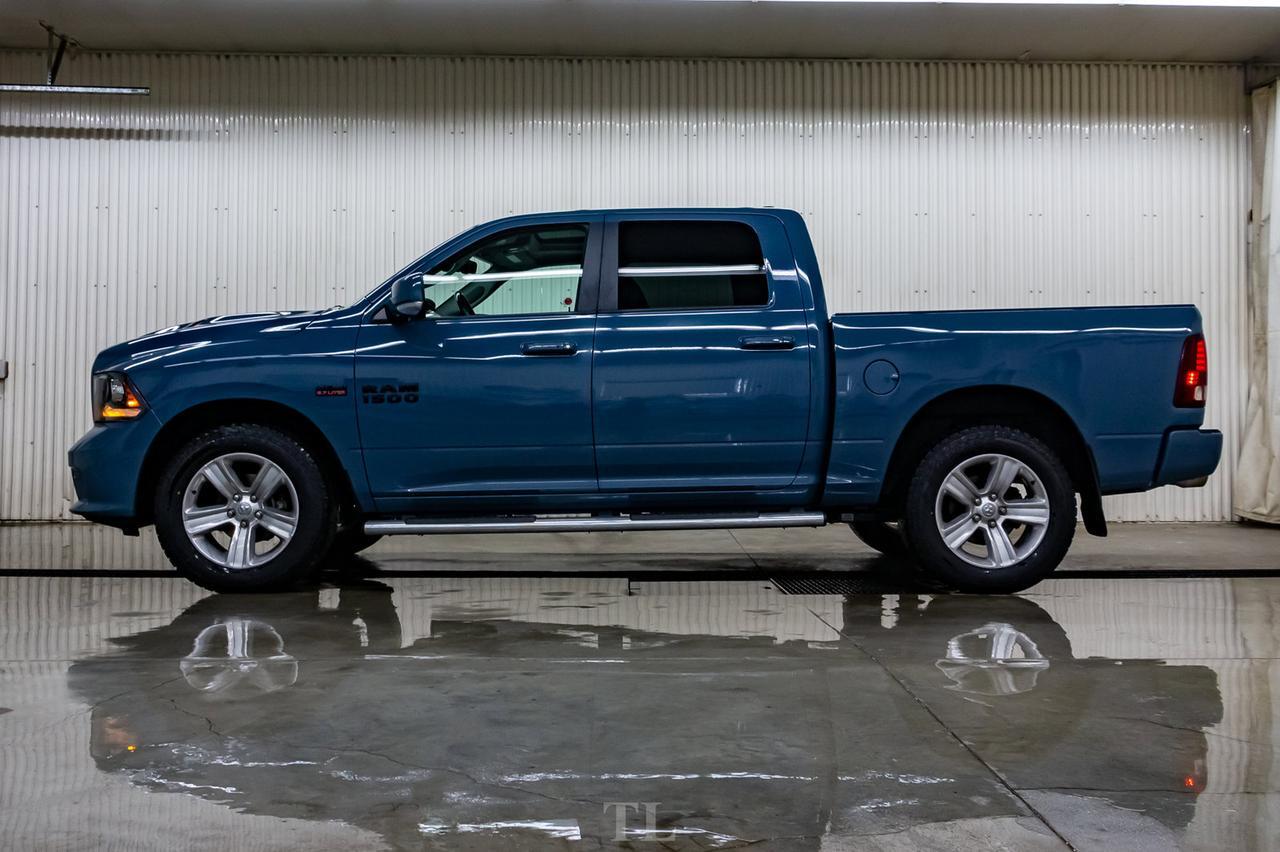 2015 Ram 1500 4x4 Crew Cab Sport Leather Roof Nav BCam Red Deer AB