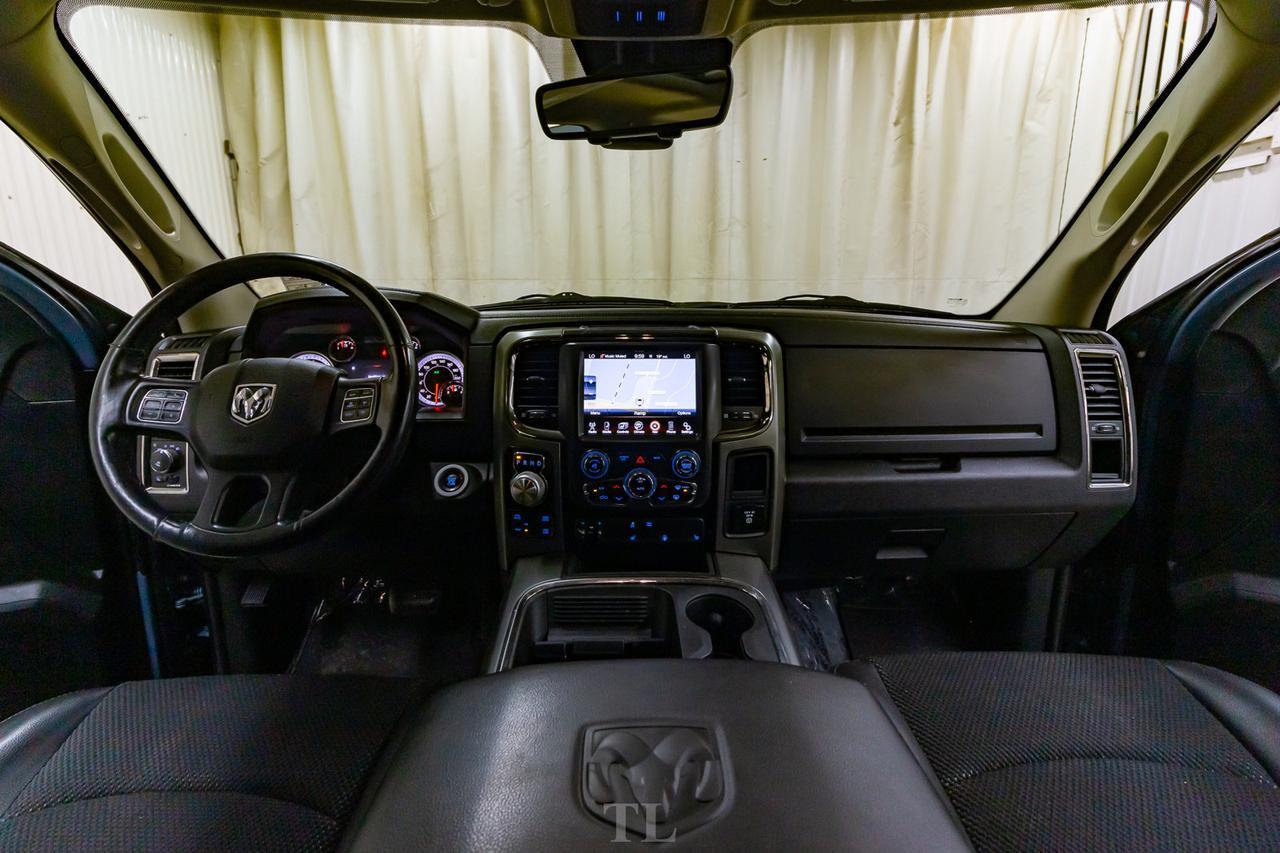 2015 Ram 1500 4x4 Crew Cab Sport Leather Roof Nav BCam Red Deer AB